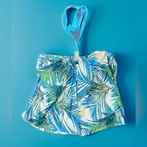 Tara Grinna TANKINI WITH HALTER NECK STRAP. (Just the top)